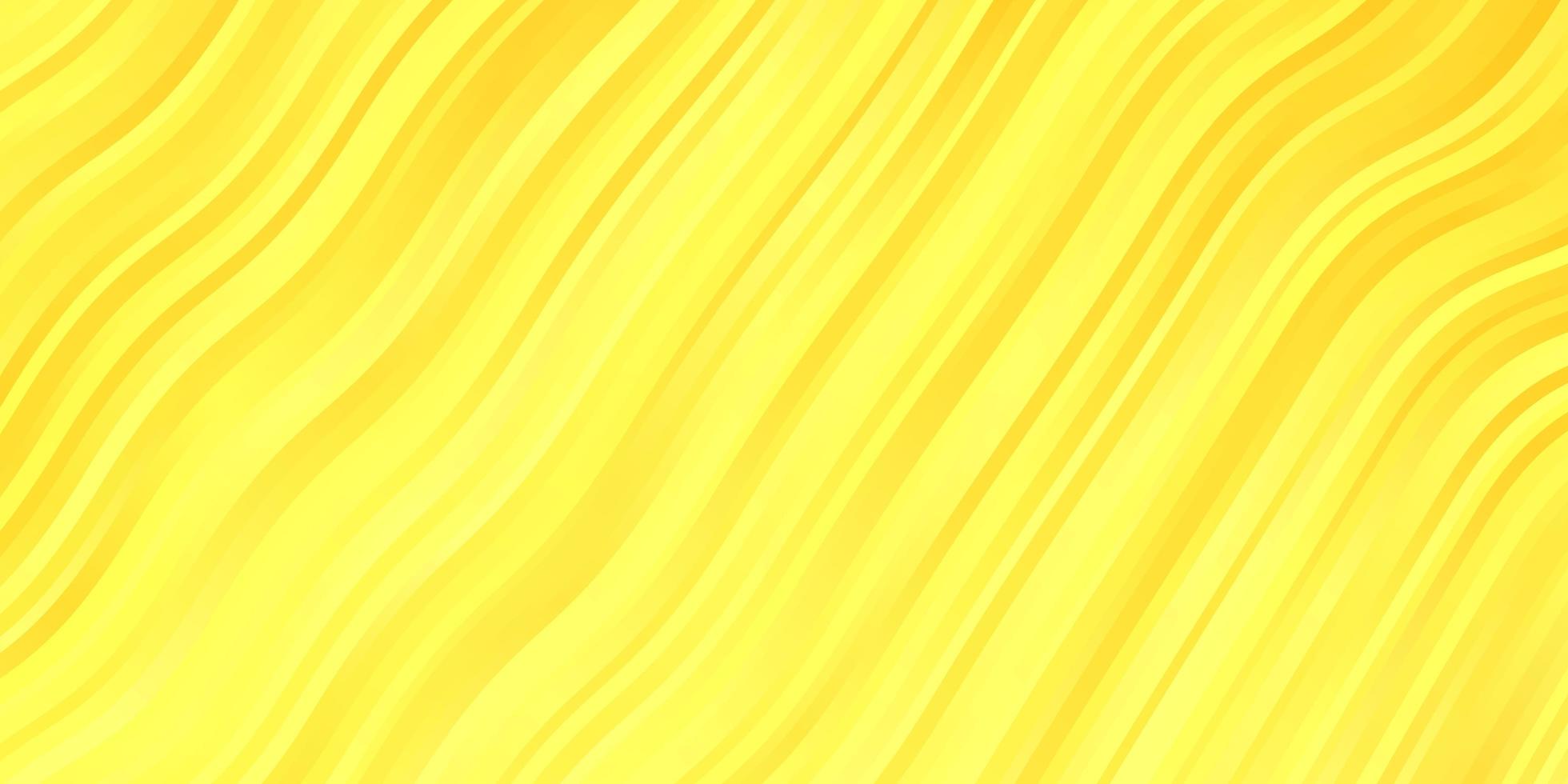 fundo amarelo claro do vetor com linhas dobradas.