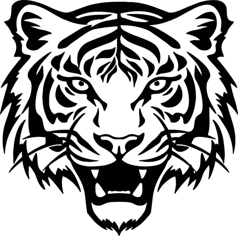 Prêmio vetor. vetor tigre logotipo Projeto