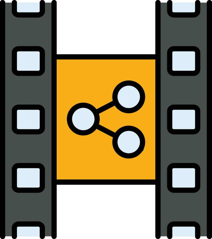 filme distribuição vetor ícone