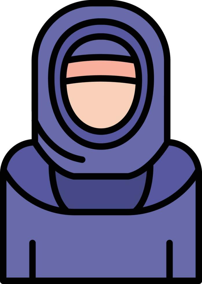 fêmea beduíno vetor ícone
