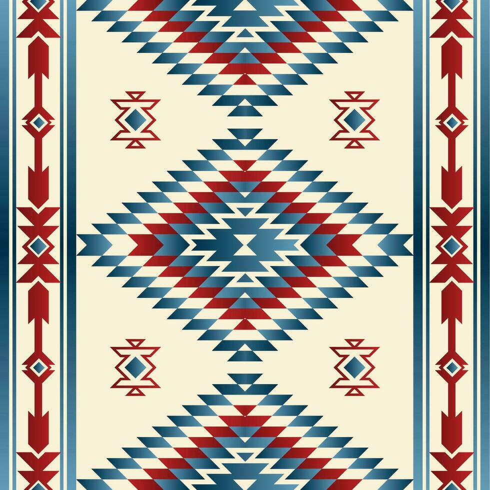 nativo padronizar americano tribal indiano enfeite padronizar geométrico étnico têxtil textura tribal asteca padronizar navajo mexicano tecido desatado vetor decoração moda