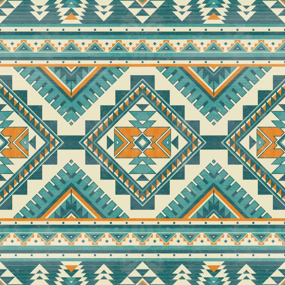 nativo padronizar americano tribal indiano enfeite padronizar geométrico étnico têxtil textura tribal asteca padronizar navajo mexicano tecido desatado vetor decoração moda