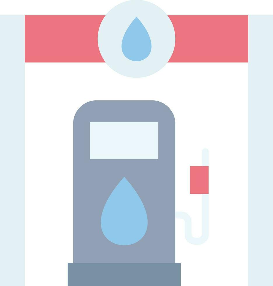 ícone de vetor de posto de gasolina