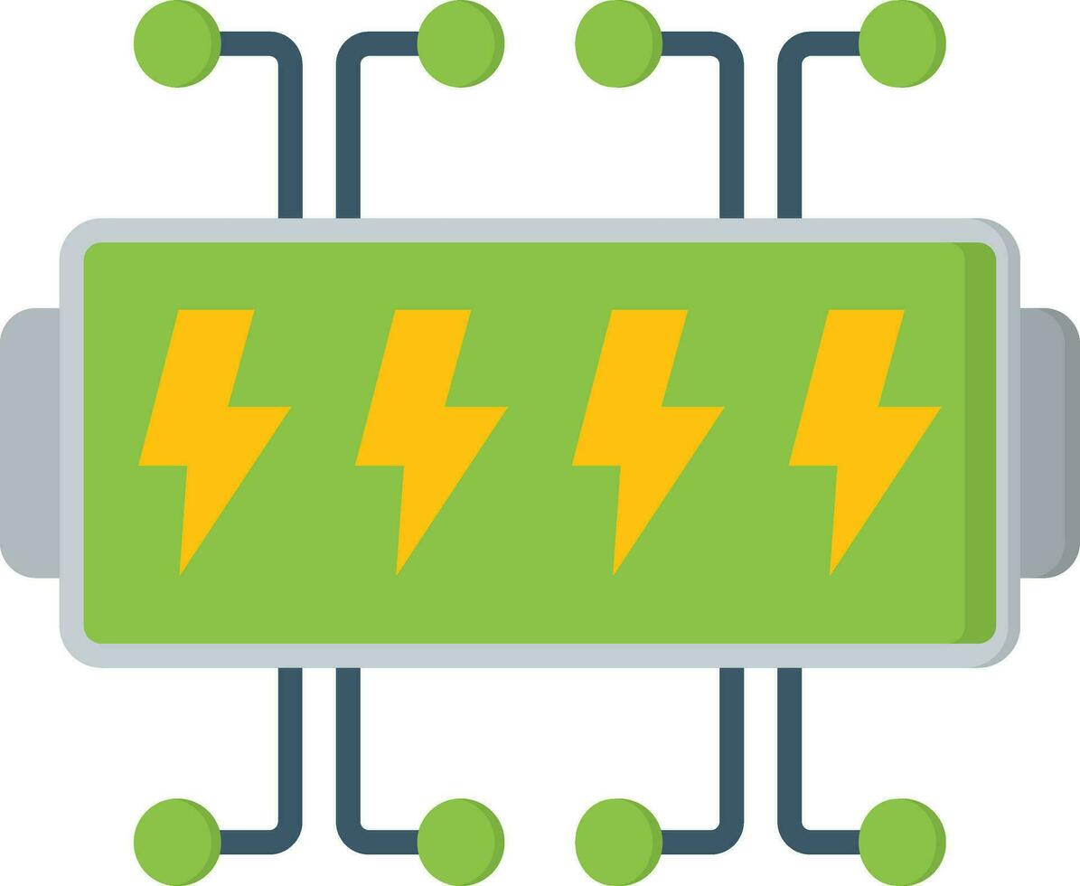 ícone de vetor de energia inteligente