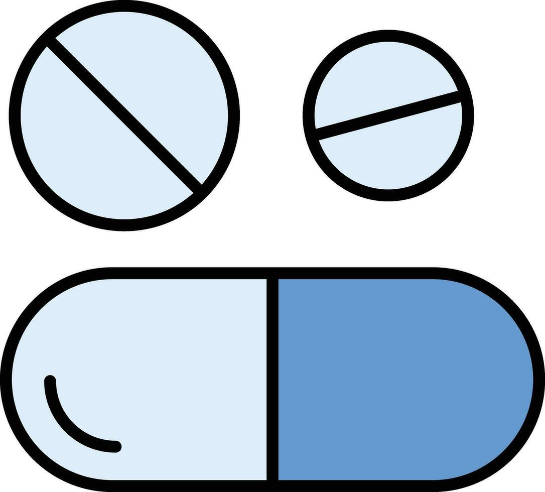 pílulas e comprimidos vetor ícone