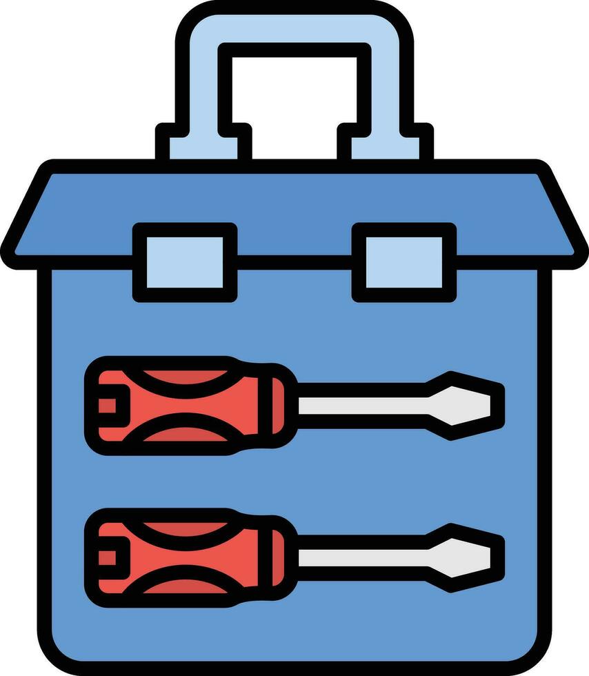 ícone de vetor de caixa de ferramentas