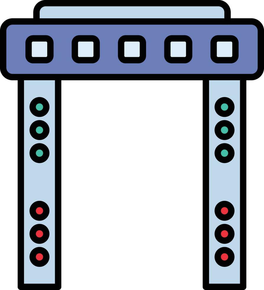 ícone de vetor de detector de metais