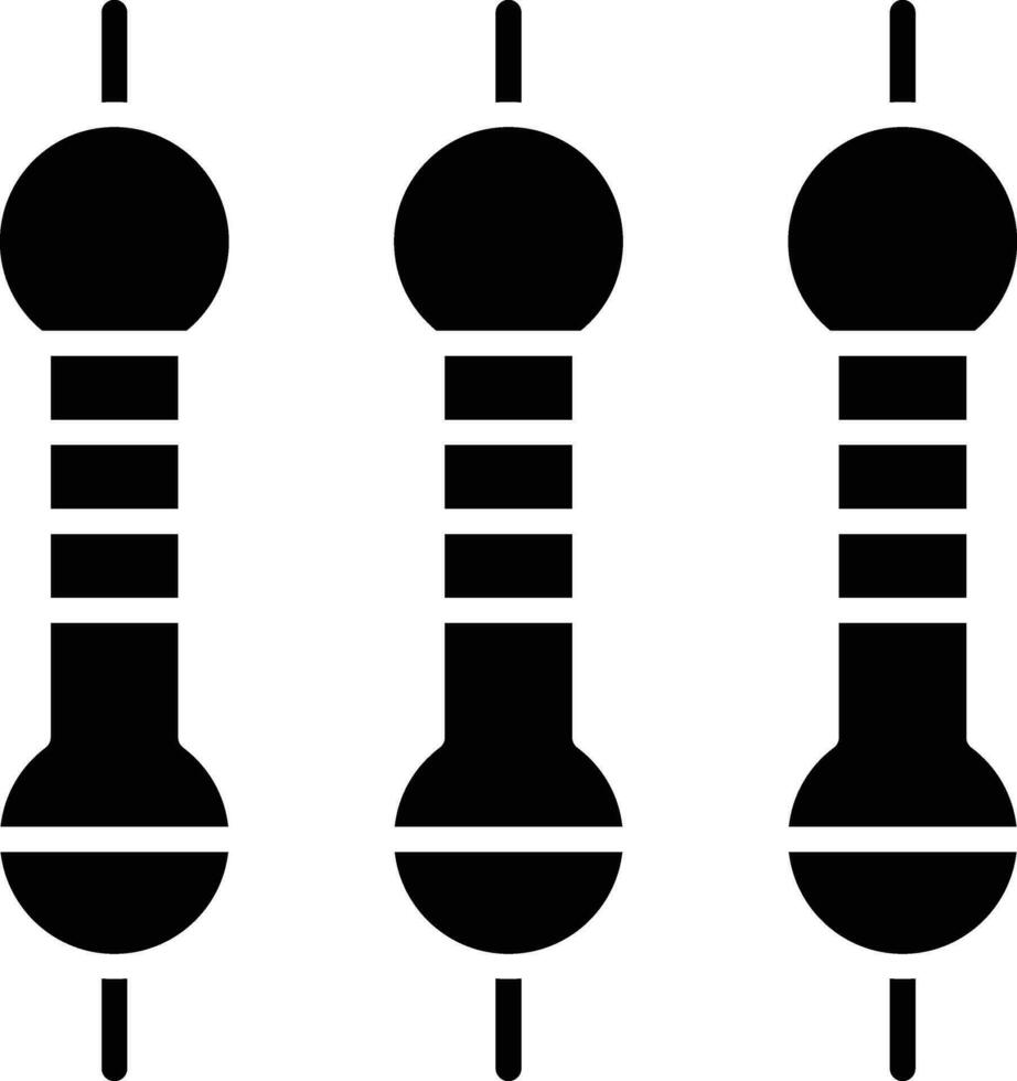 ícone de vetor de resistor