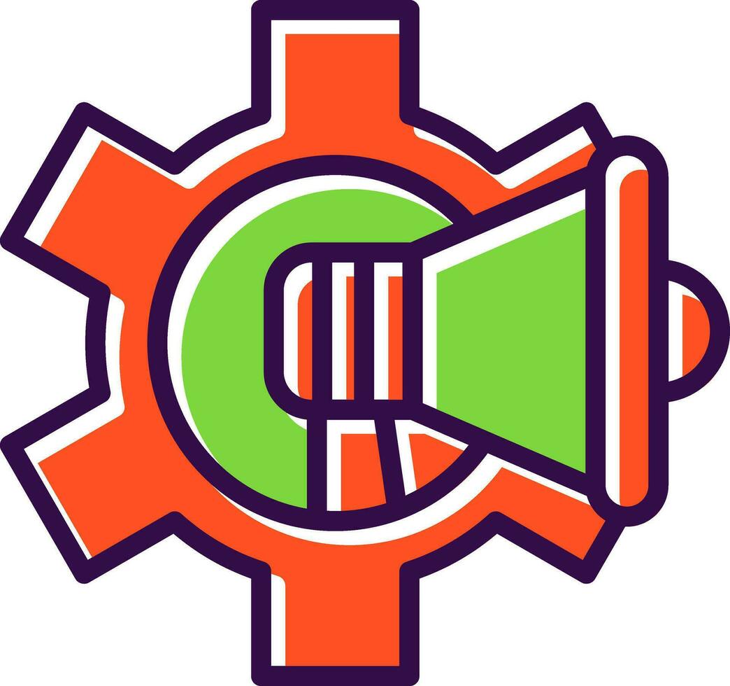 design de ícone de vetor de campanha