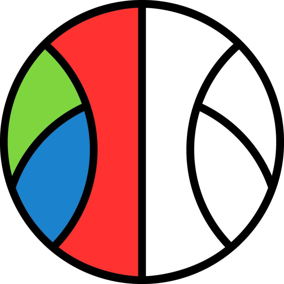 design de ícone de vetor de bola