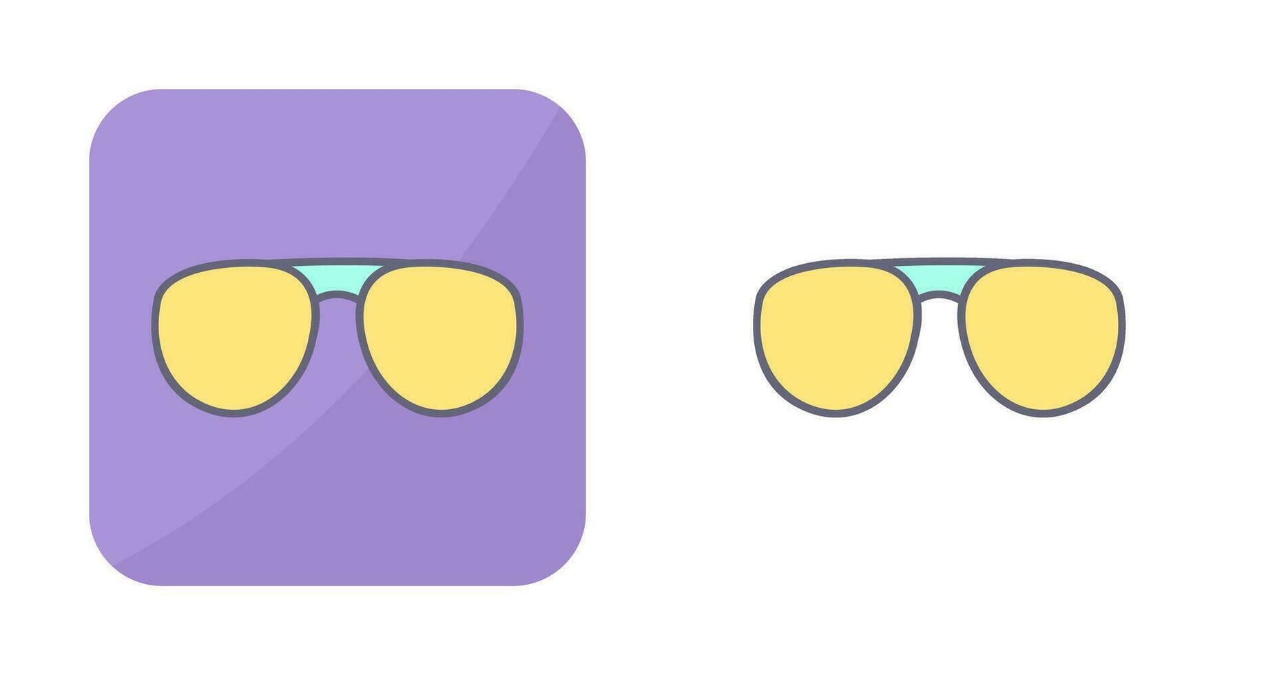 ícone de vetor de óculos exclusivo