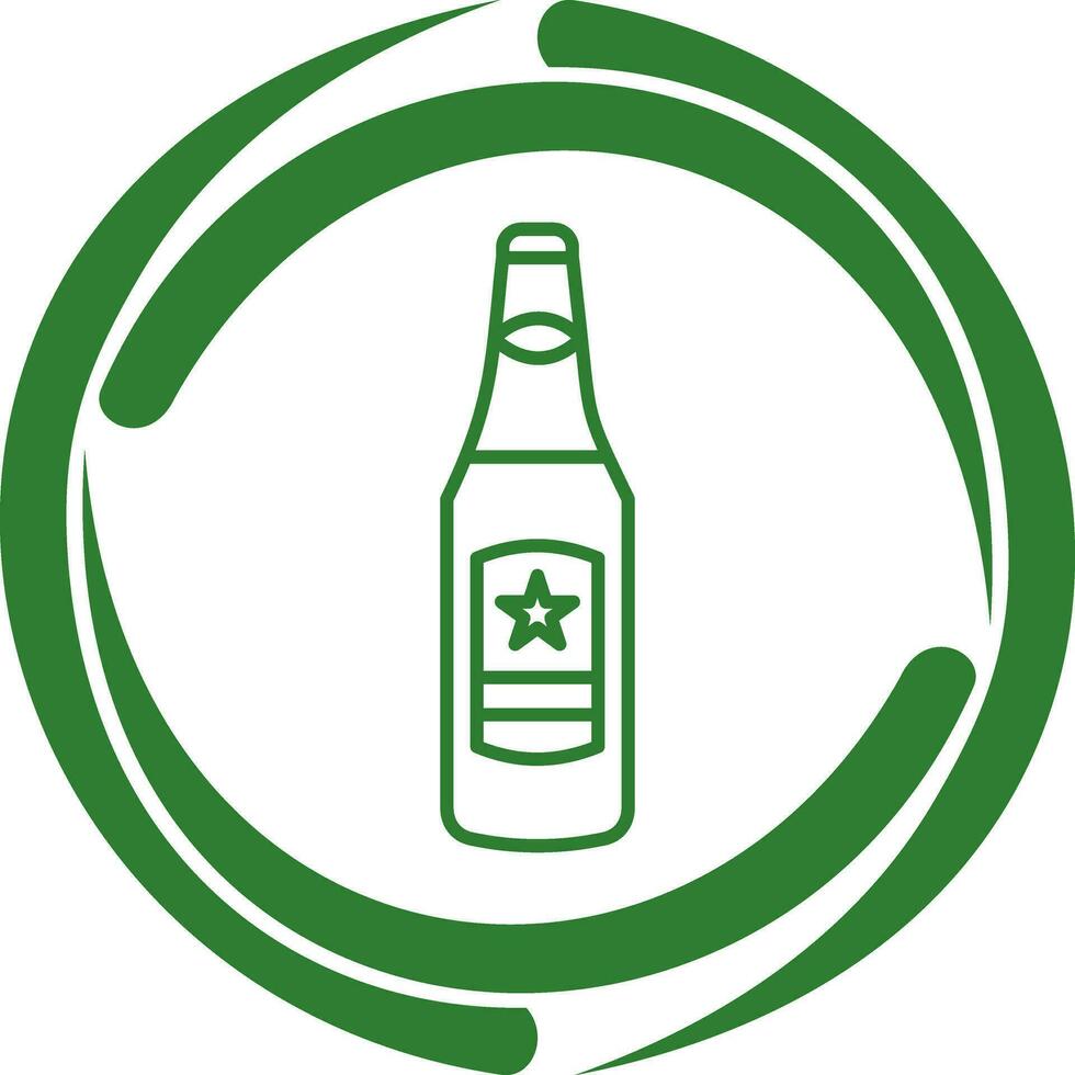 ícone de vetor de garrafa de cerveja