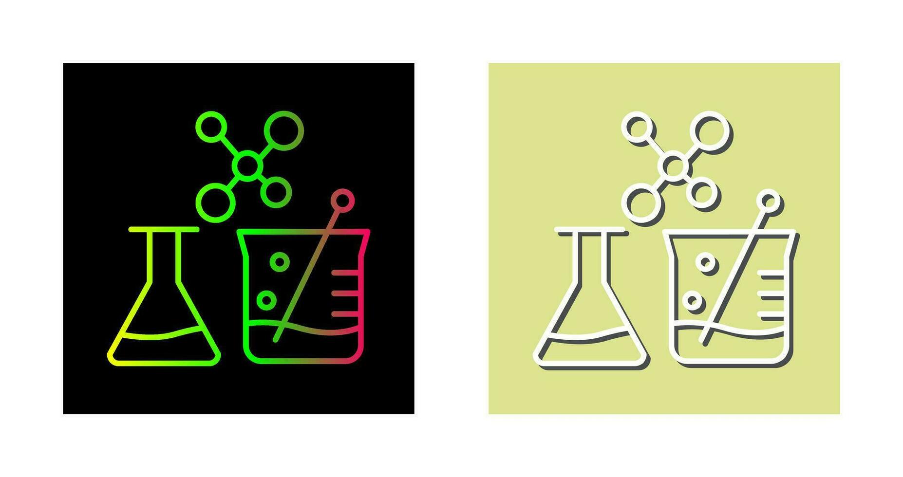 ícone de vetor de química