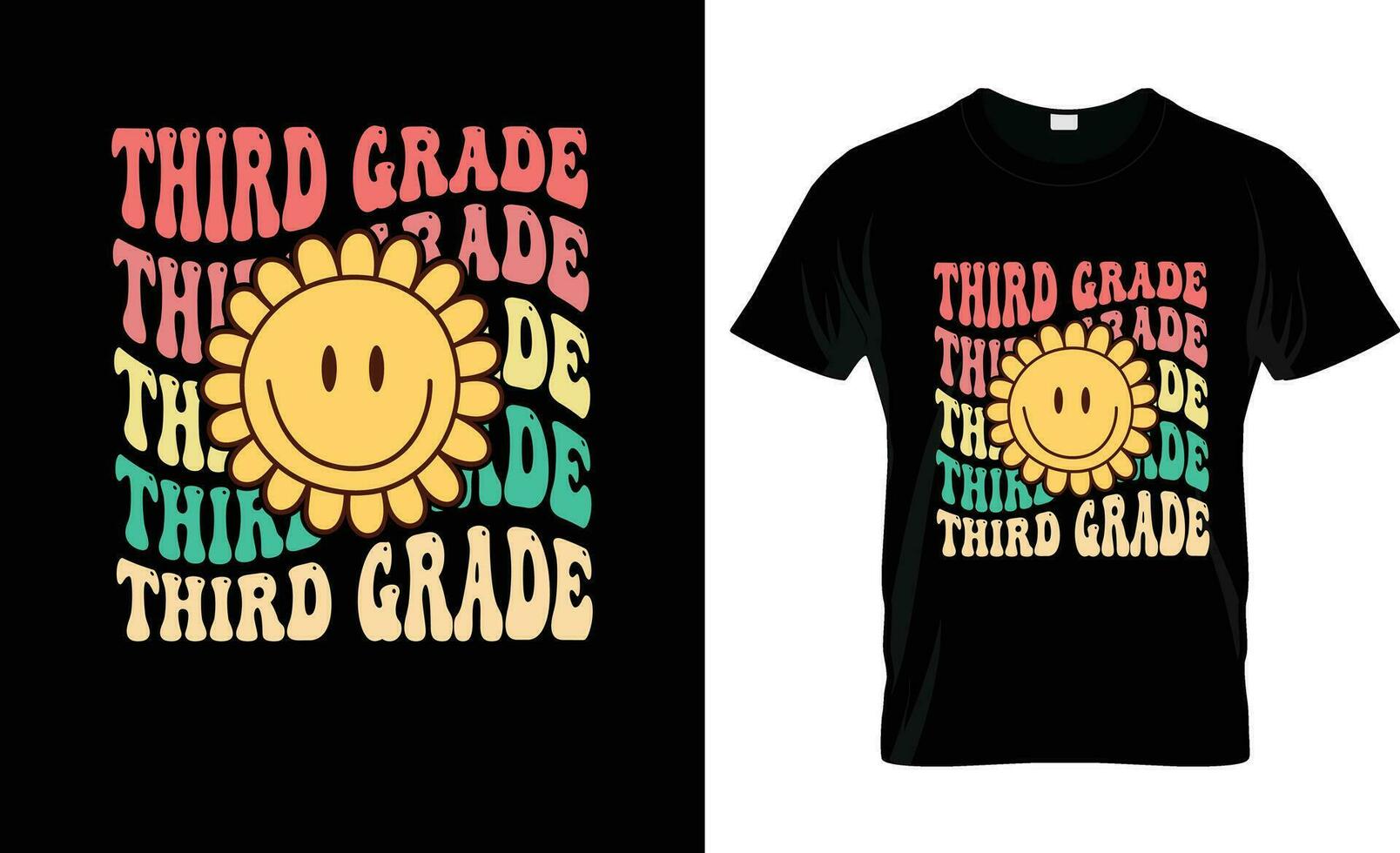 terceiro grau terceiro grau colorida gráfico camiseta, camiseta impressão brincar vetor