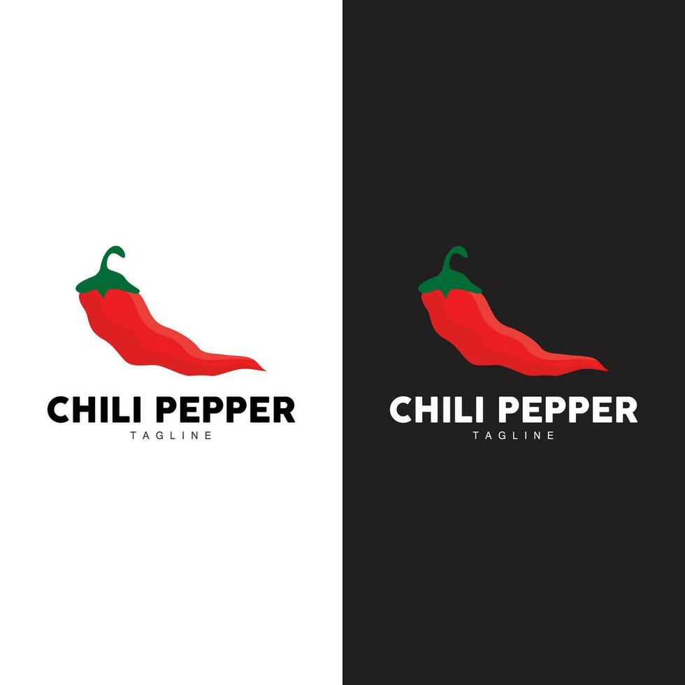 quente Pimenta logotipo modelo vetor ilustração