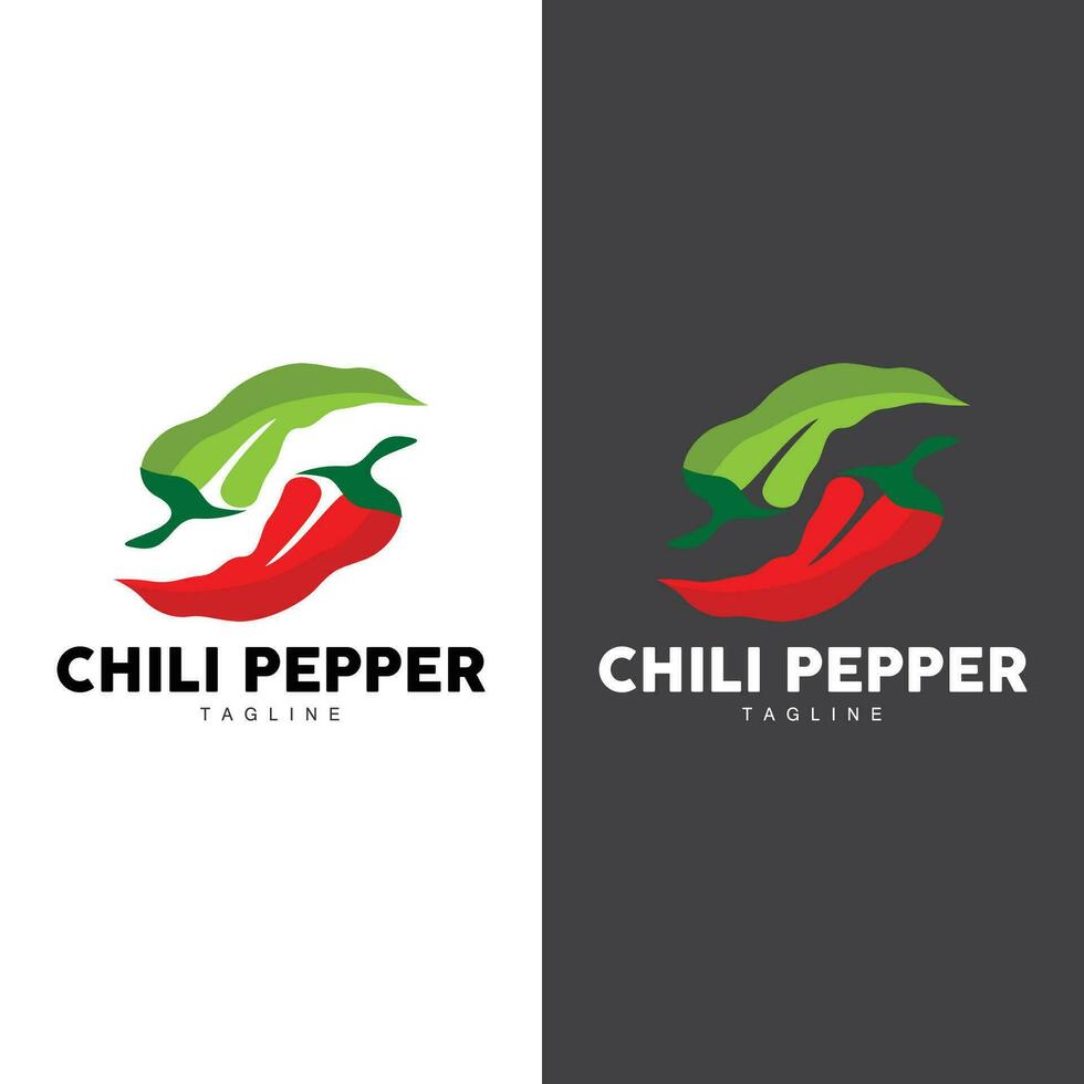 quente Pimenta logotipo modelo vetor ilustração