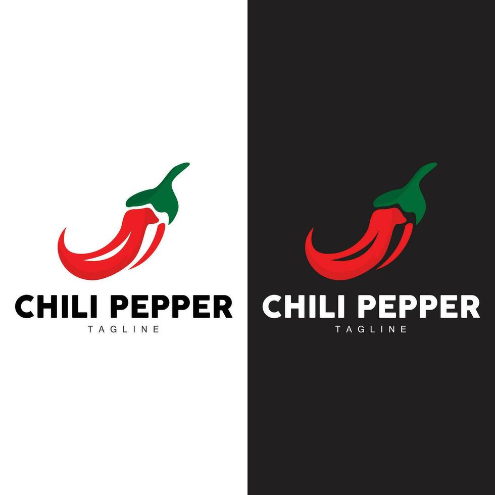 quente Pimenta logotipo modelo vetor ilustração