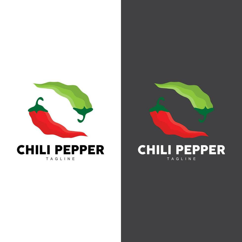 quente Pimenta logotipo modelo vetor ilustração