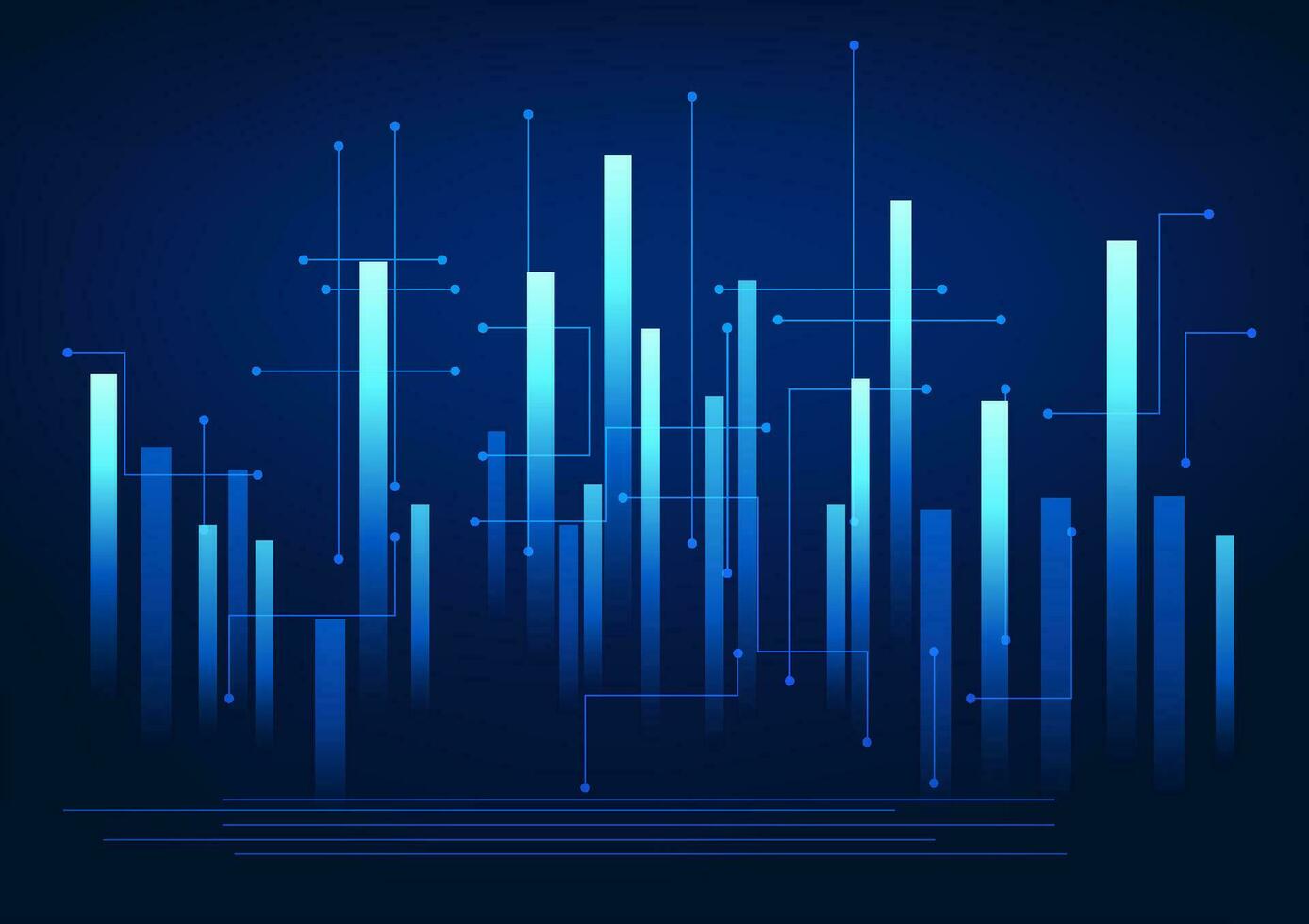 abstrato tecnologia fundo quadrado geométrico forma com tecnológica o circuito linhas isto representa a transmissão do importante em formação através da uma alta velocidade Internet rede. com segurança sistema vetor