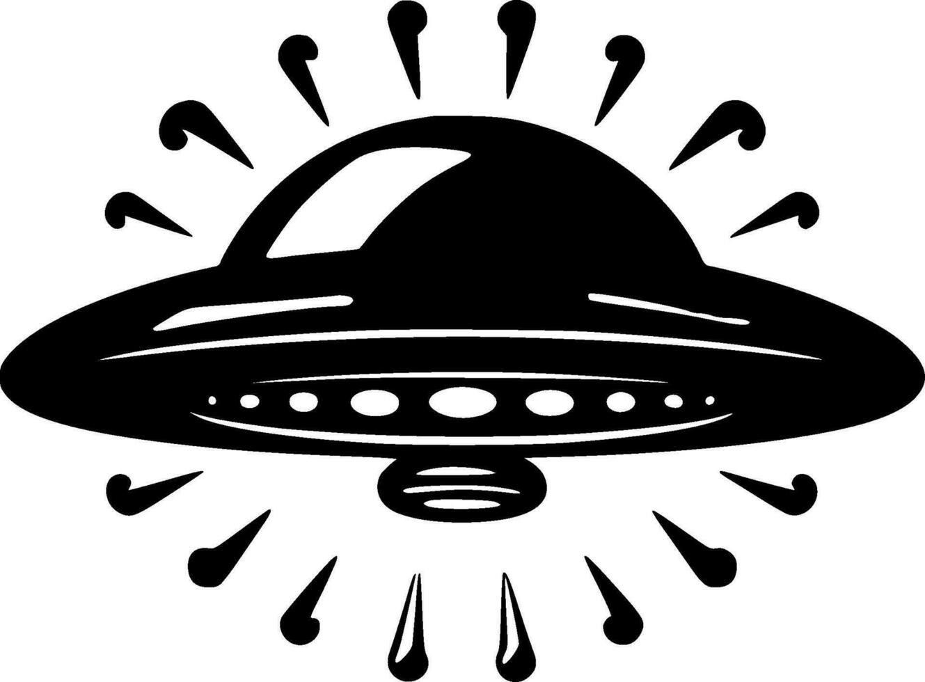UFO - Alto qualidade vetor logotipo - vetor ilustração ideal para camiseta gráfico
