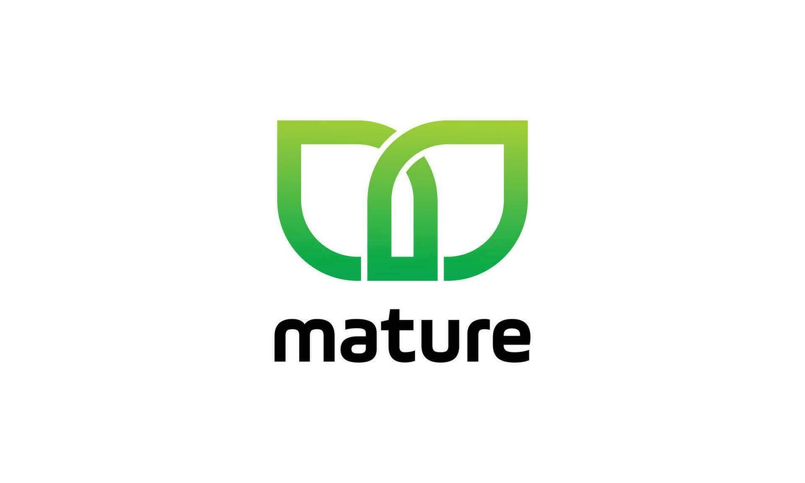 natureza esboço flor folha logotipo Projeto com mínimo estilo vetor