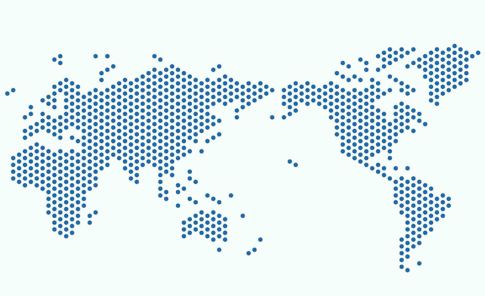 círculo forma mundo mapa em branco fundo. vetor