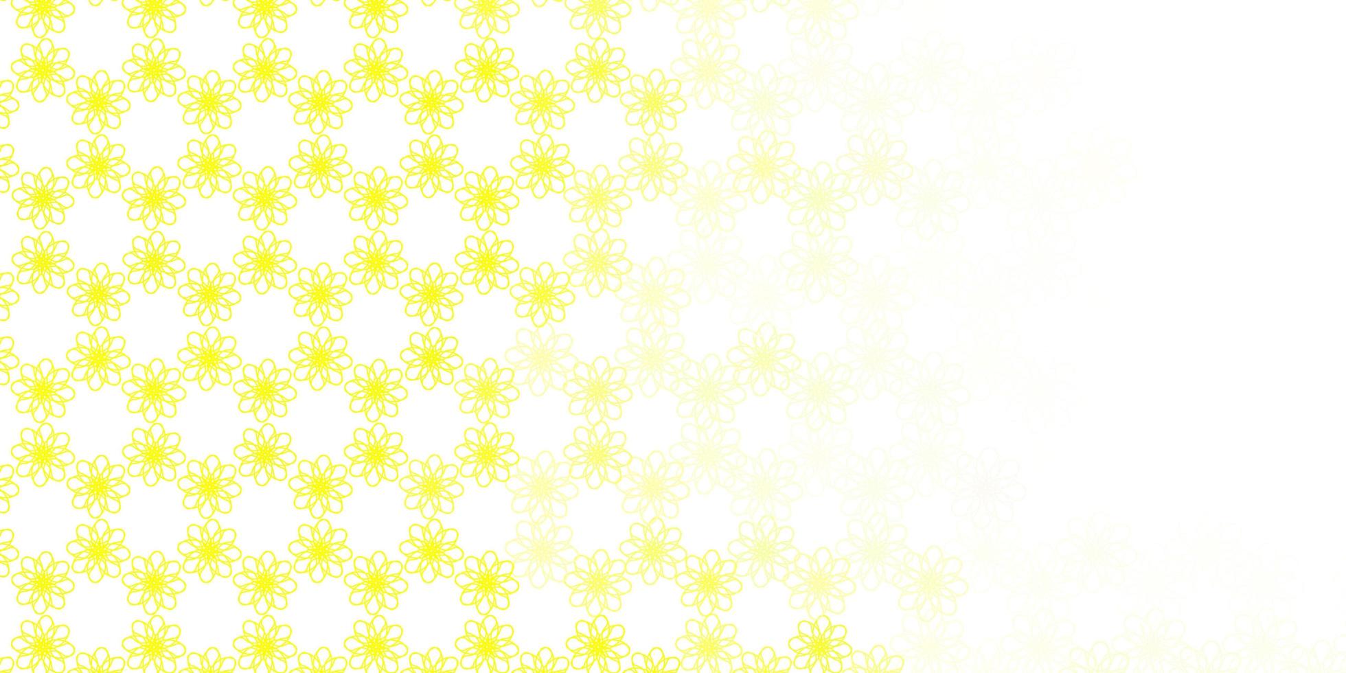 fundo amarelo claro do vetor com linhas dobradas.