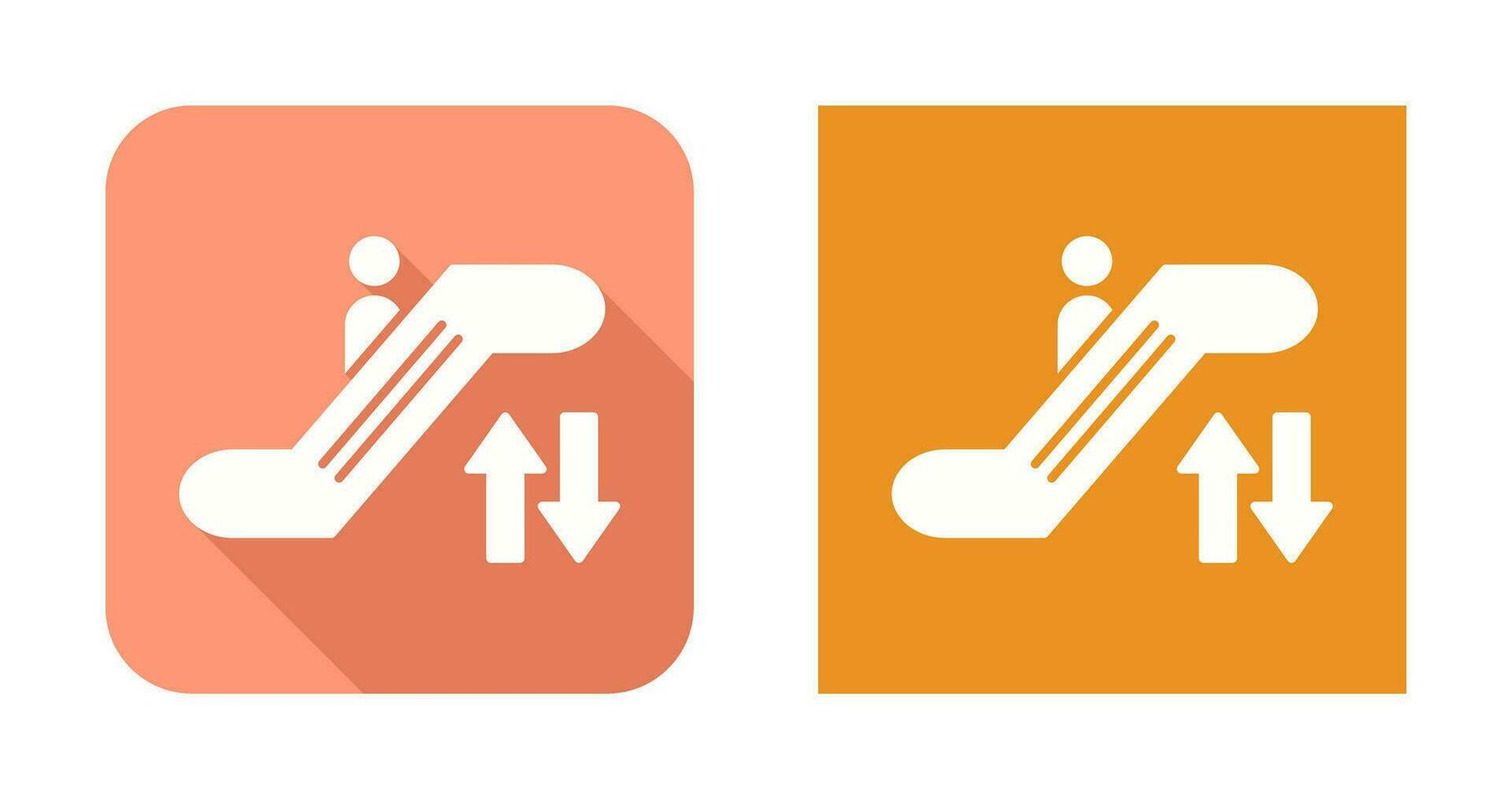 ícone de vetor de escada rolante