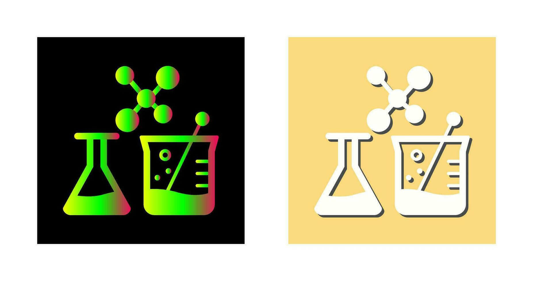 ícone de vetor de química