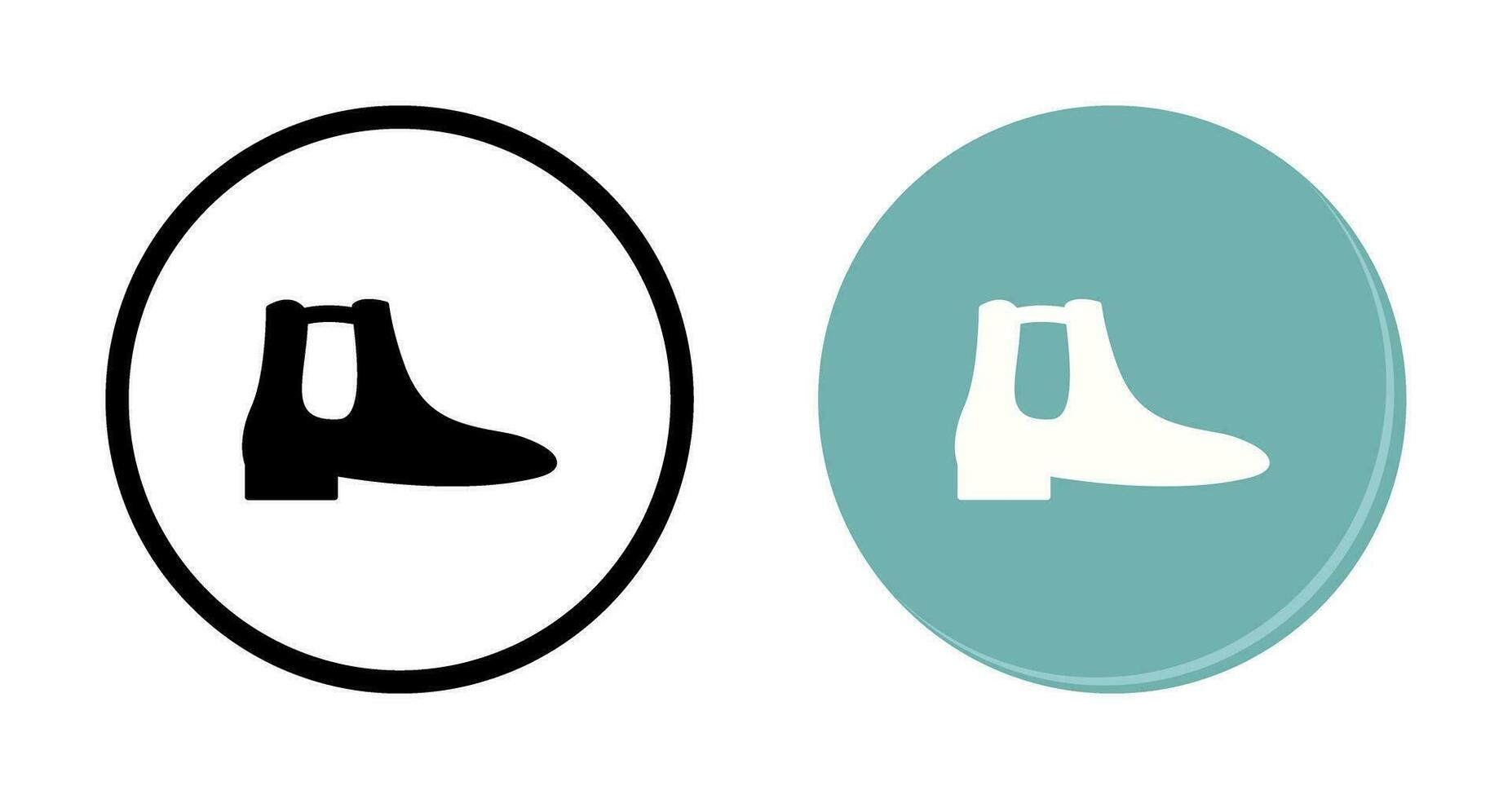 ícone de vetor de botas masculinas