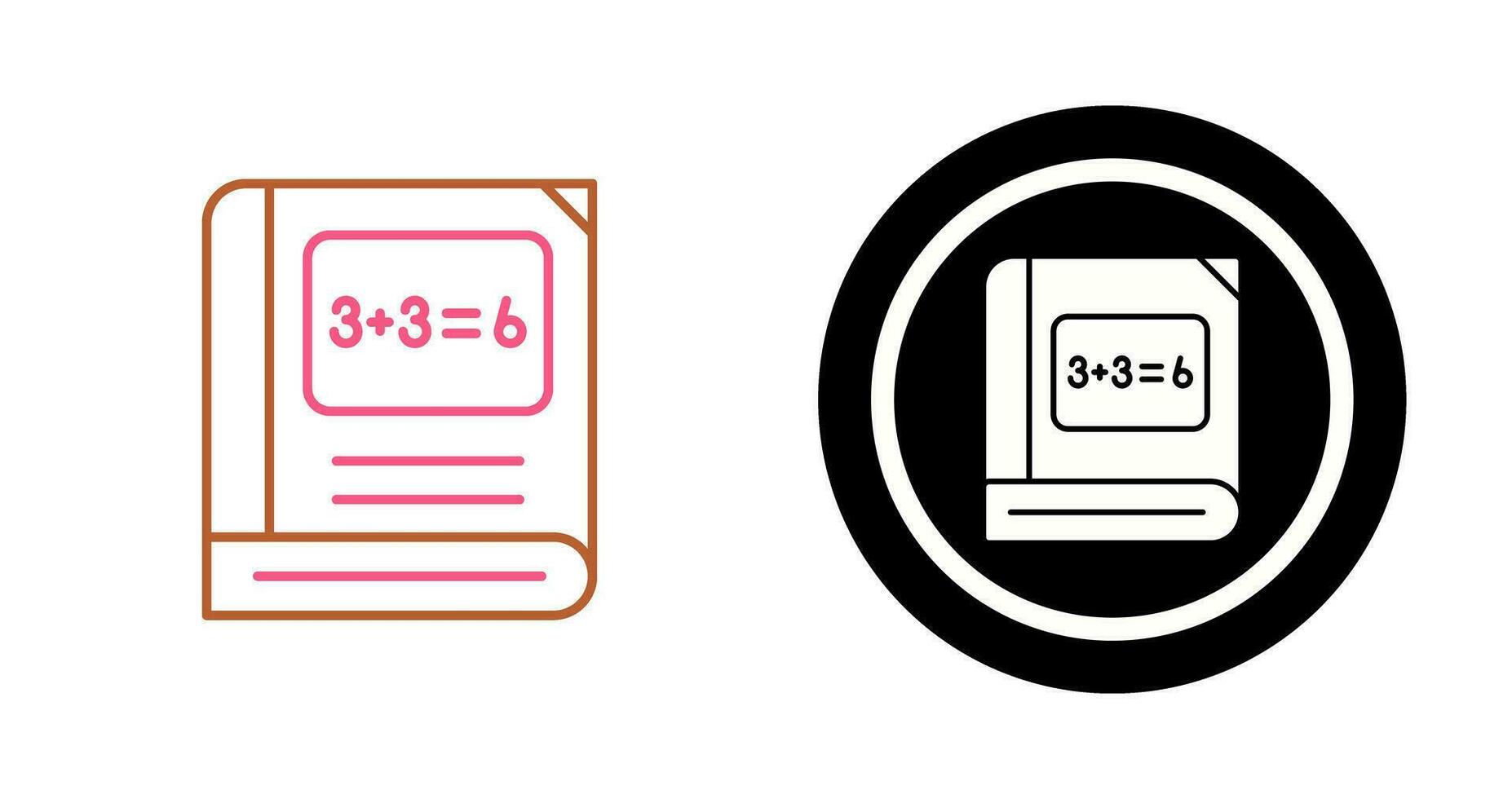 ícone de vetor de matemática