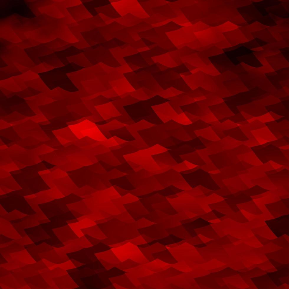 layout de vetor vermelho claro com formas hexagonais.