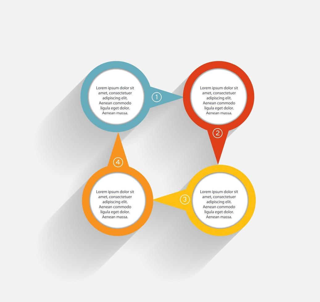 ilustração em vetor infográfico modelo de negócios