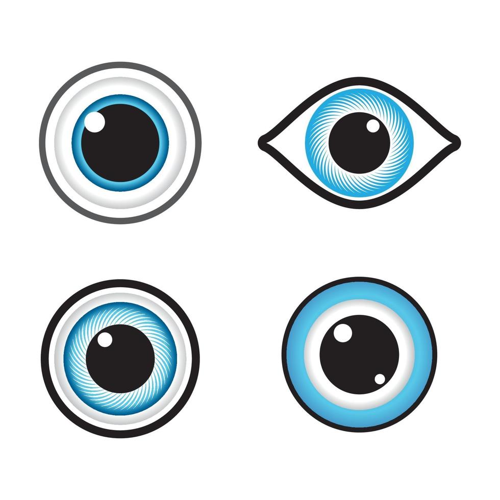 imagens de logotipo de cuidados com os olhos vetor