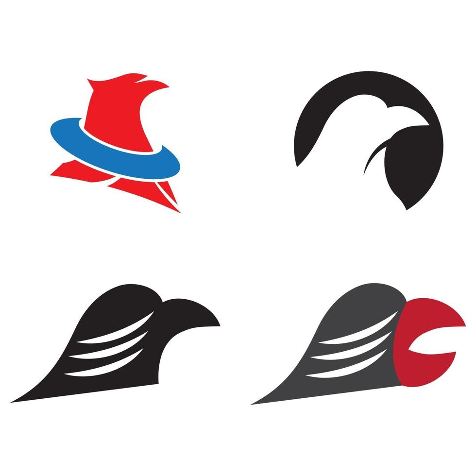 definir o símbolo do vetor do modelo do logotipo da águia falcão birdwave