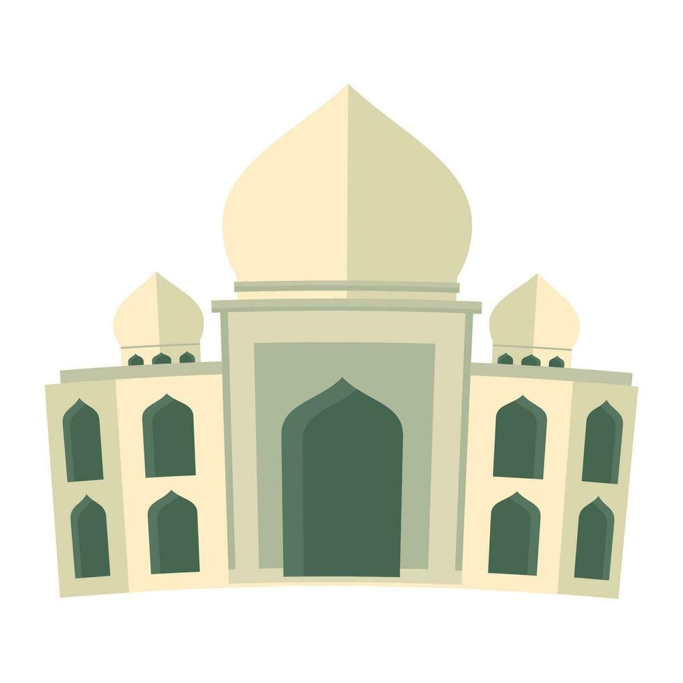 vetor muçulmano mesquita religioso têmpora construção vetor ilustração isolado em uma branco fundo