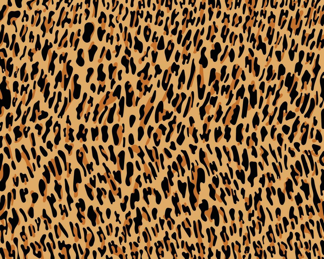 leopardo impressão padronizar animal desatado. leopardo pele abstrato para impressão, corte e trabalhos manuais ideal para canecas, adesivos, estênceis, rede, cobrir. casa decorar e mais. vetor