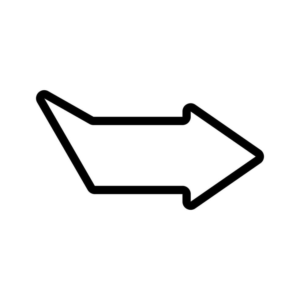 ícone seta, direita, esquerda Setas; flechas isolado branco fundo vetor