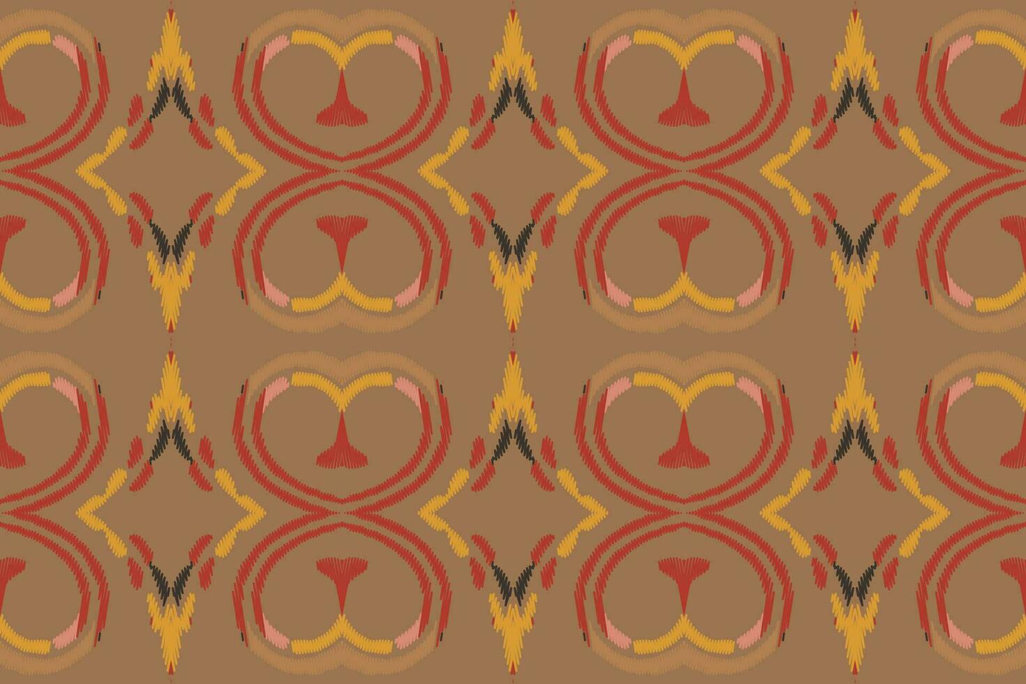 ikat damasco paisley bordado fundo. ikat divisa geométrico étnico oriental padronizar tradicional. ikat asteca estilo abstrato Projeto para impressão textura, tecido, saree, sari, tapete. vetor