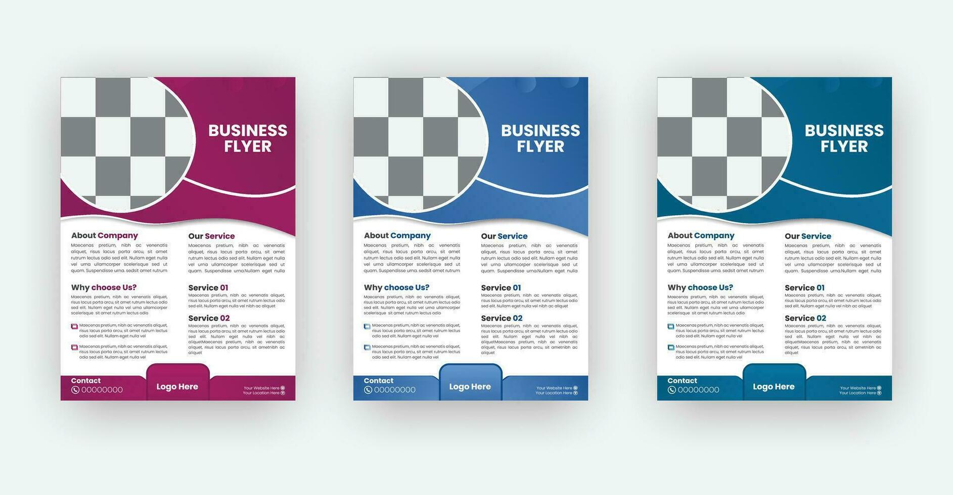modelo de design de folheto de brochura de negócios a4. vetor