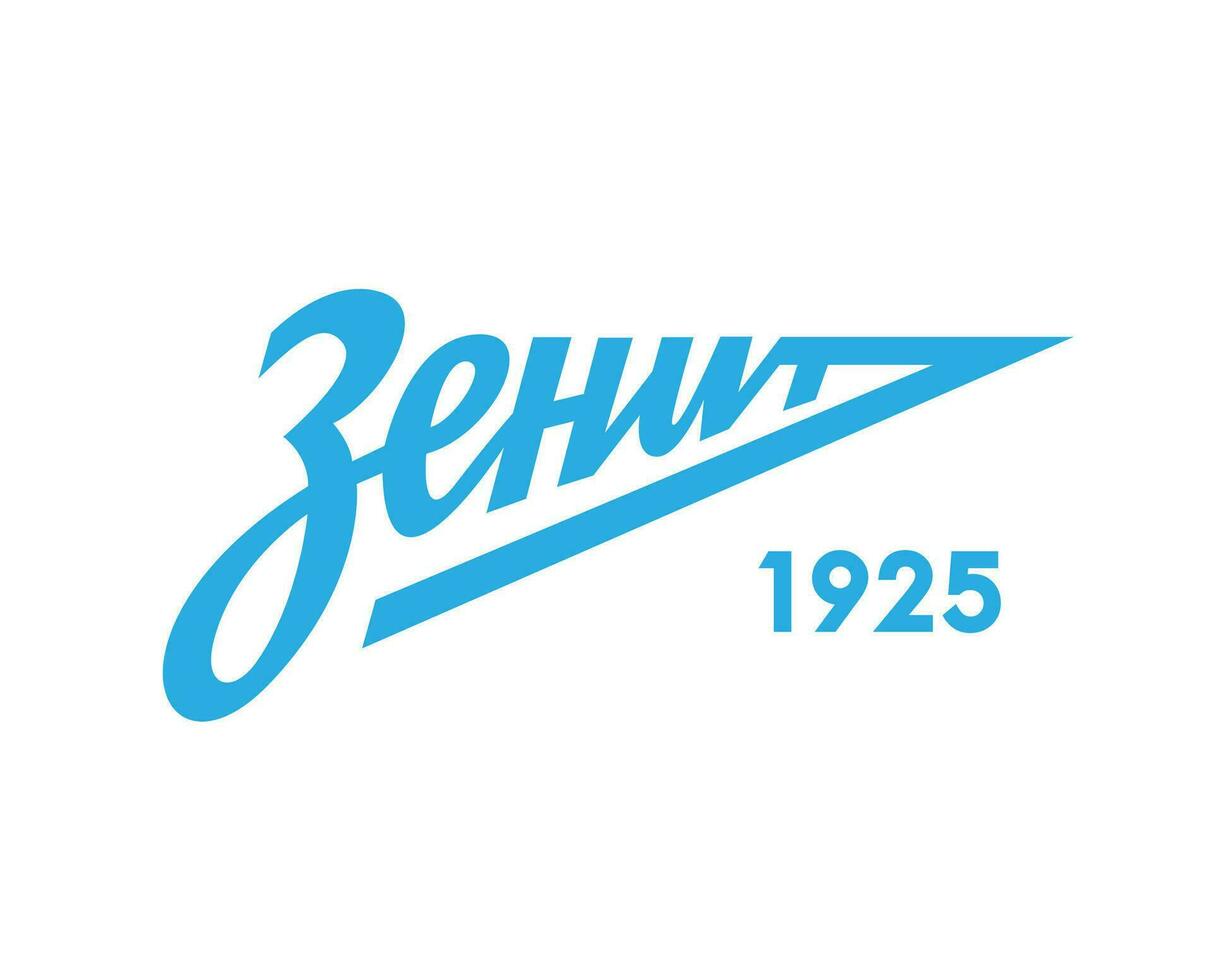 zenit st Petersburgo logotipo clube símbolo Rússia liga futebol abstrato Projeto vetor ilustração