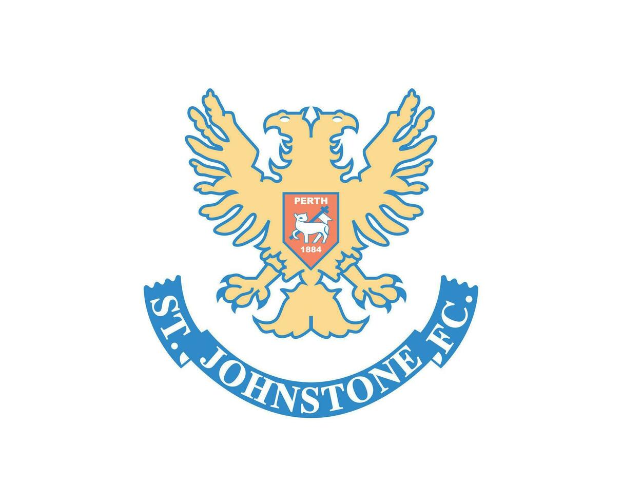st johnstone fc clube logotipo símbolo Escócia liga futebol abstrato Projeto vetor ilustração