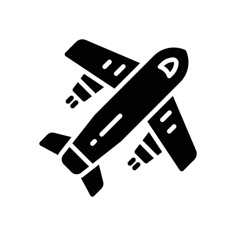 avião glifo ícone. vetor ícone para seu local na rede Internet, móvel, apresentação, e logotipo Projeto.