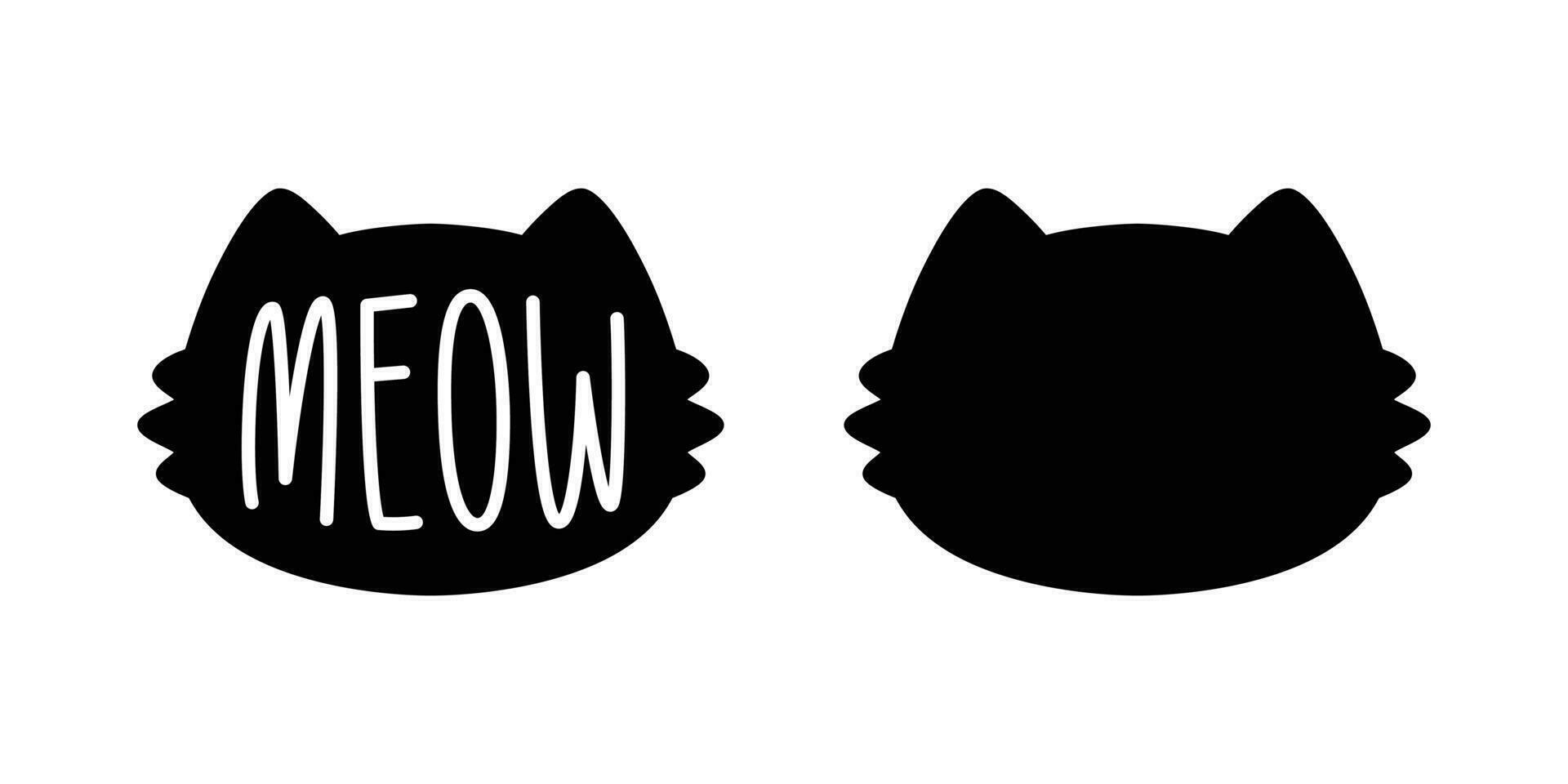 gato vetor gatinho Miau ícone desenho animado personagem símbolo ilustração rabisco Projeto