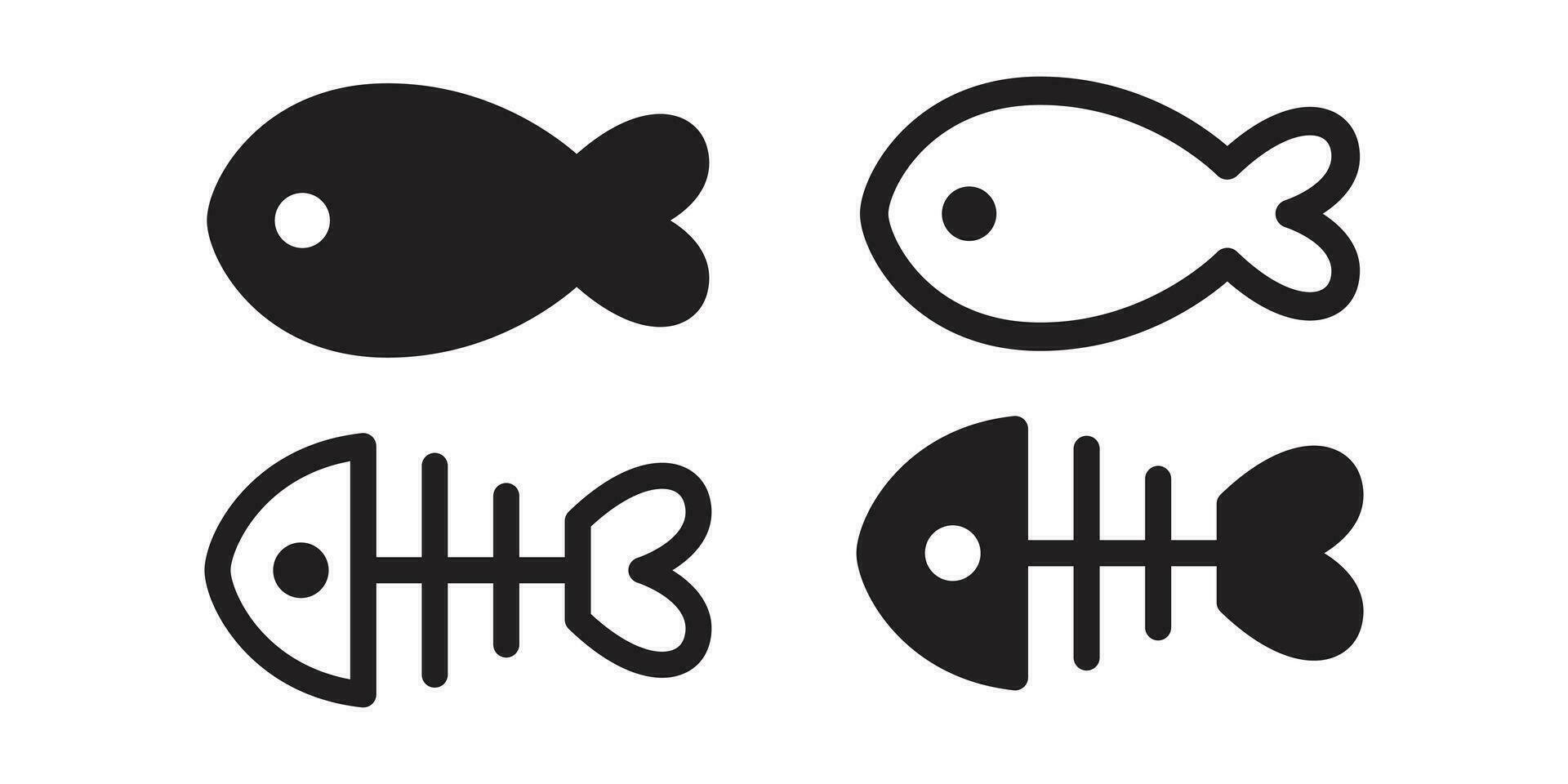 peixe vetor ícone logotipo Tubarão salmão atum personagem desenho animado símbolo ilustração rabisco Projeto