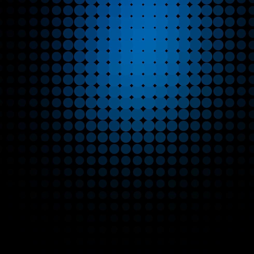 pano de fundo vector azul escuro com pontos.