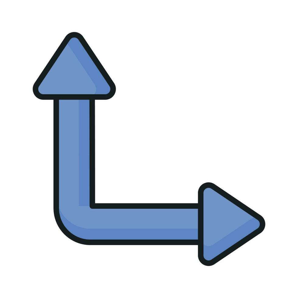 bem projetado ícone do direcional seta, pronto para usar vetor