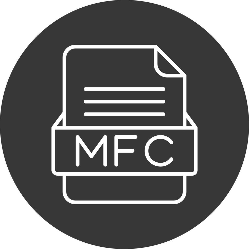 mfc Arquivo formato vetor ícone