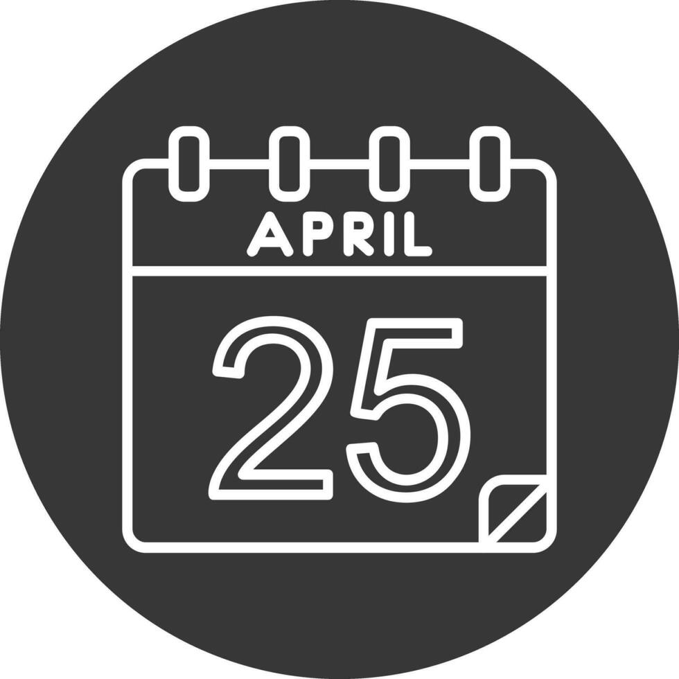 25 abril vetor ícone