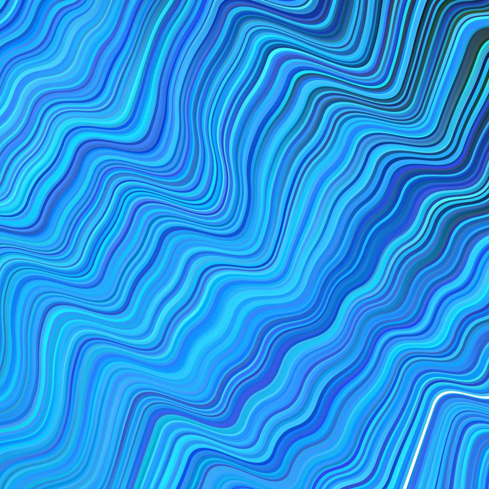 pano de fundo vector azul escuro com linhas curvas.